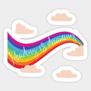 Reading is Dreaming Sticker